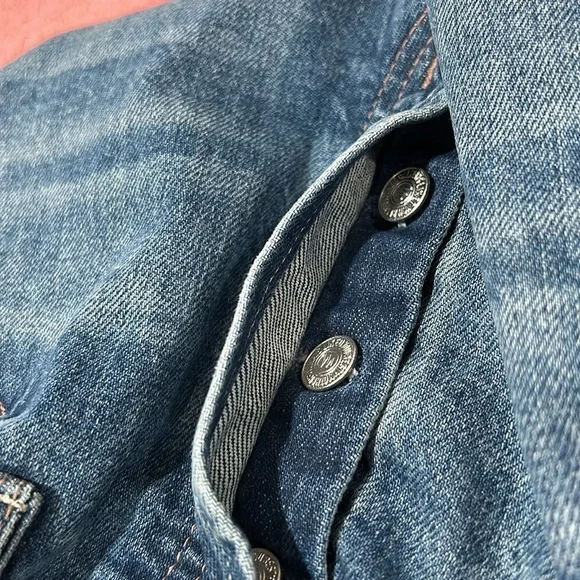 🛼MOTHER The Ditcher Heel blue jeans size 25 GUC - Picture 15 of 16